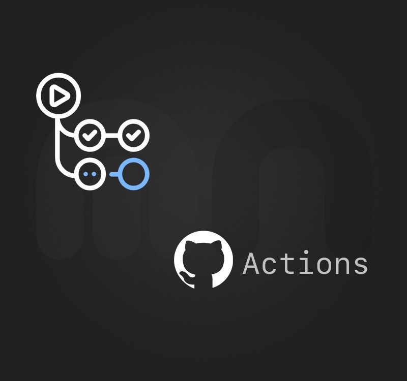 A thumbnail to represent the post Triggering GitHub Actions across different repositories